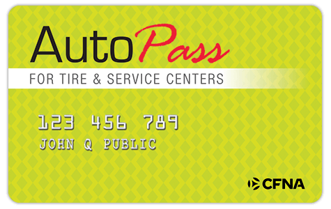 AutoPass for Tire & Service Centers Credit Card | CFNA