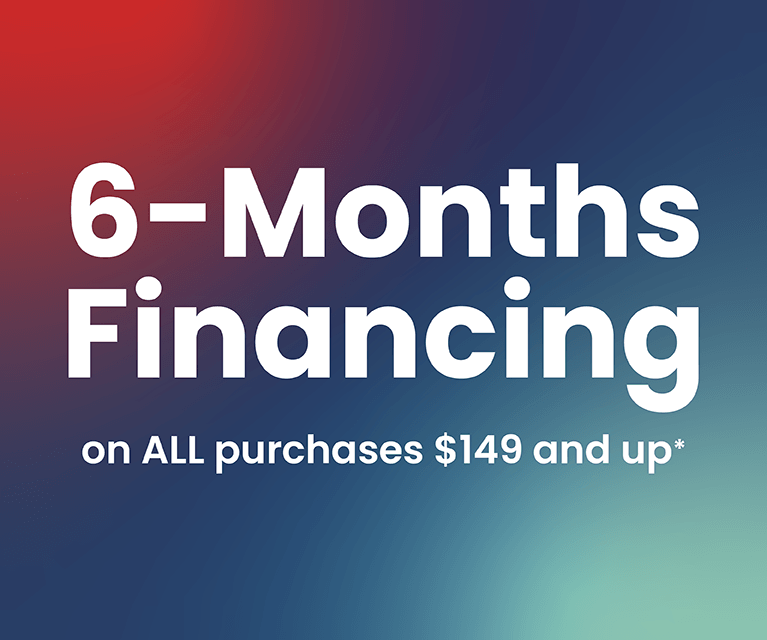 6 months promotional financing on all purchases $149 and up with Sun Auto Network