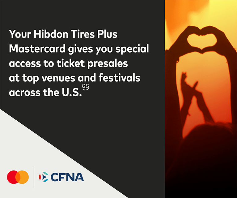 Mastercard gives you special access to ticket presales at top venus and festivals across the US
