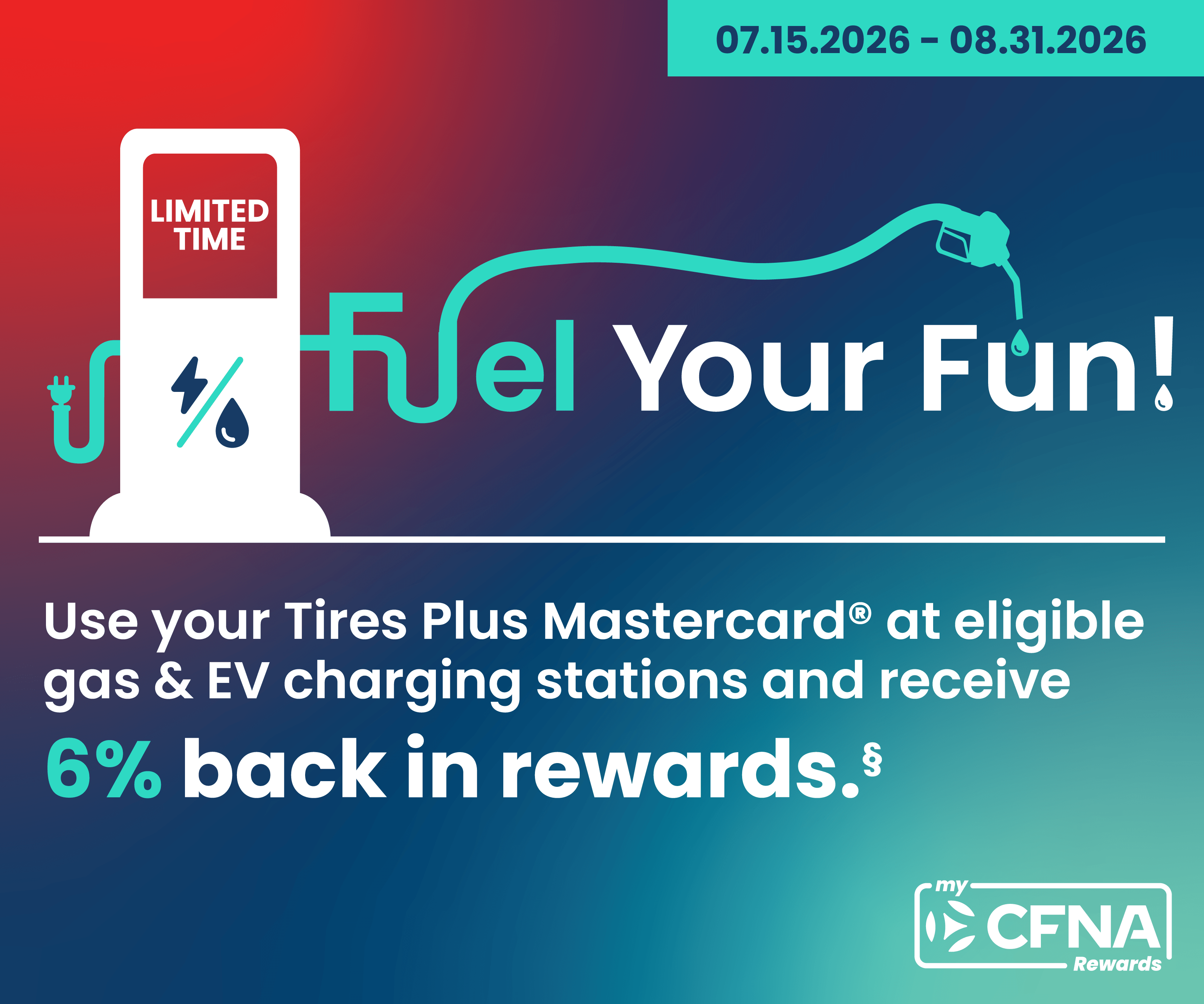 6% back in Rewards on Fuel